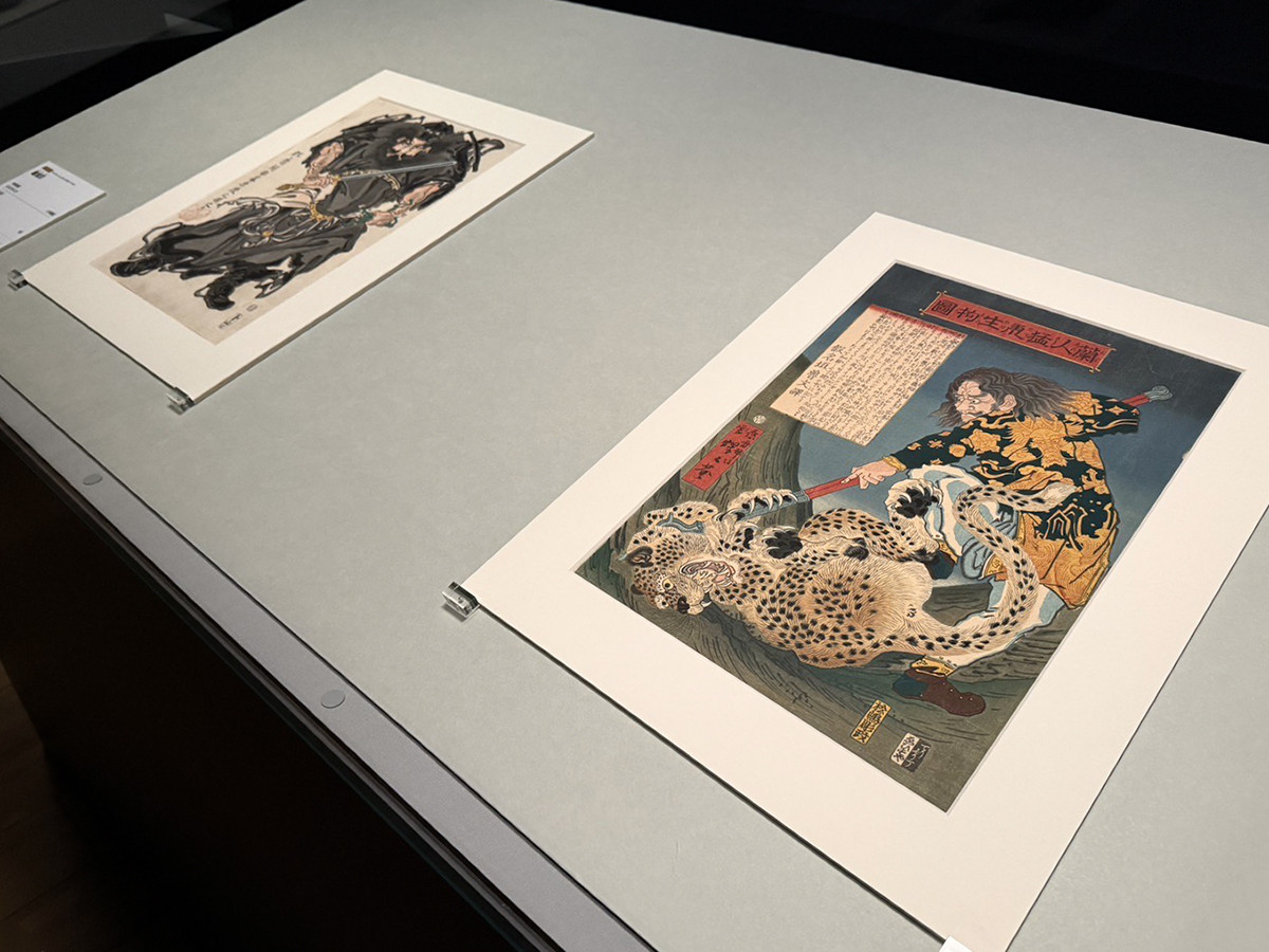 サントリー美術館「ゴールドマン コレクション 河鍋暁斎の世界」会場