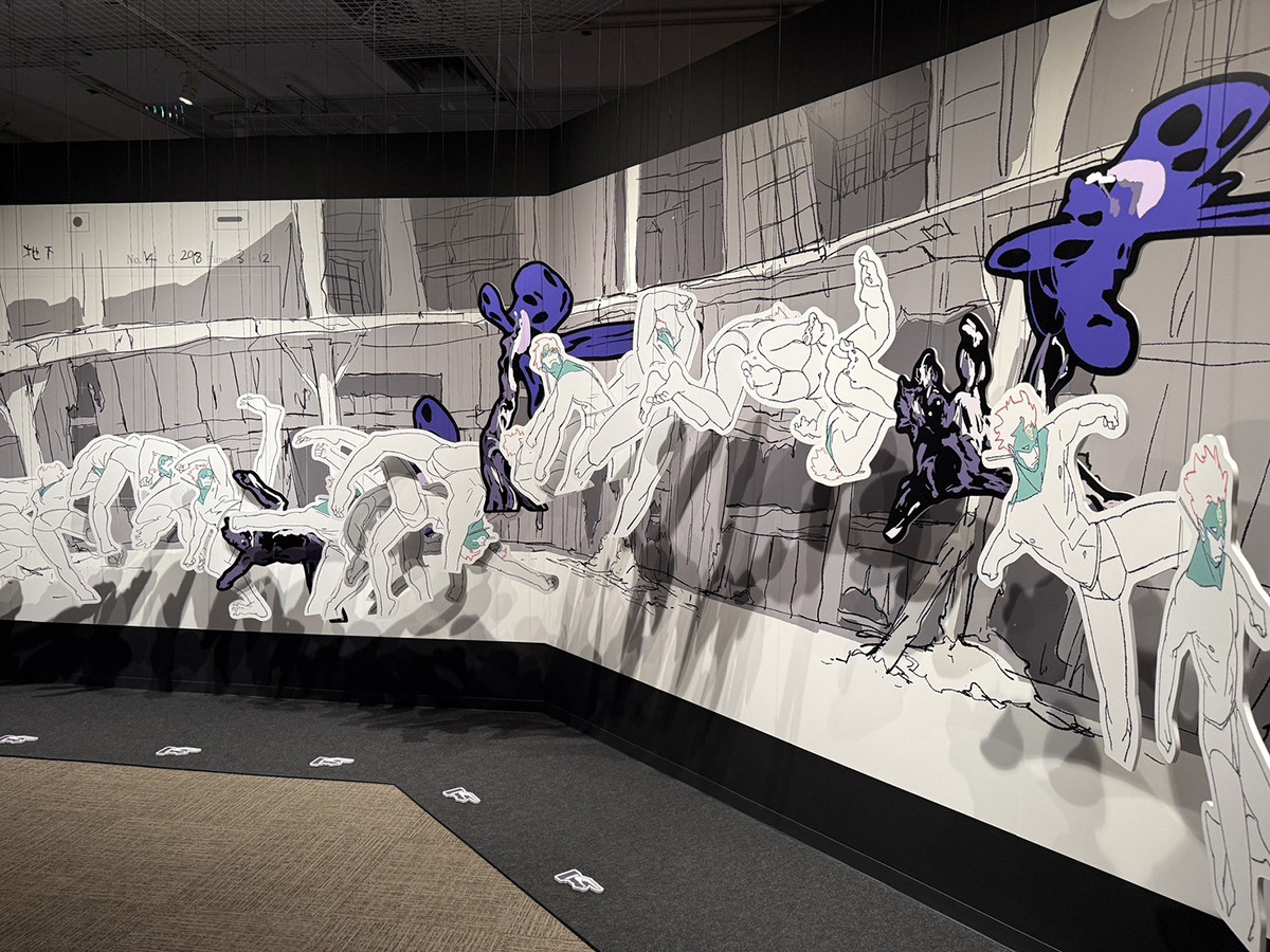 松屋銀座「ダンダダン Animation Works 展」会場