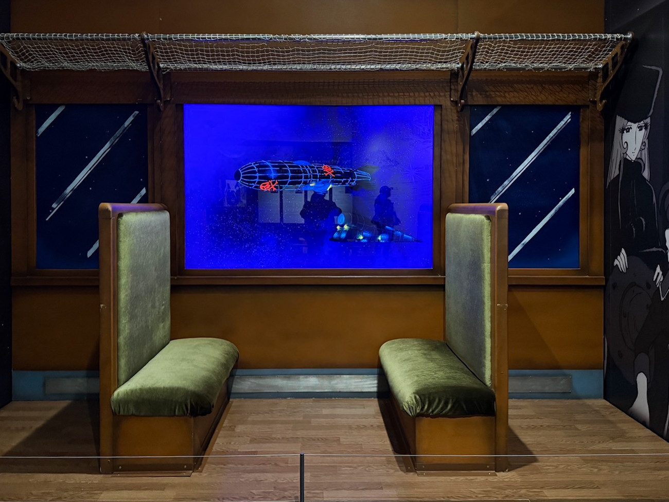 角川武蔵野ミュージアム「銀河鉄道999 THE GALAXY EXPERIENCE あの旅は、まだ続いている。」会場