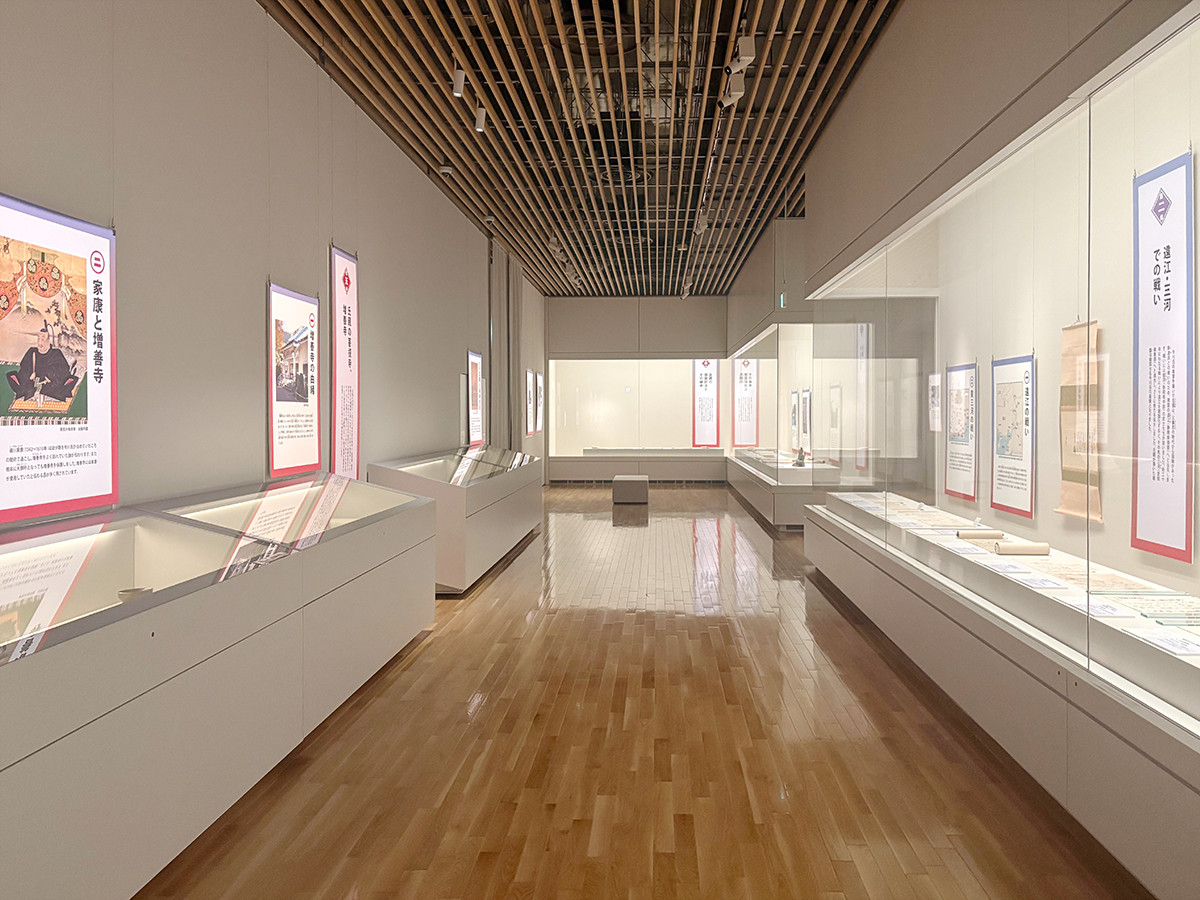 静岡市歴史博物館　企画展「没後五〇〇年　戦国大名 今川氏親」会場
