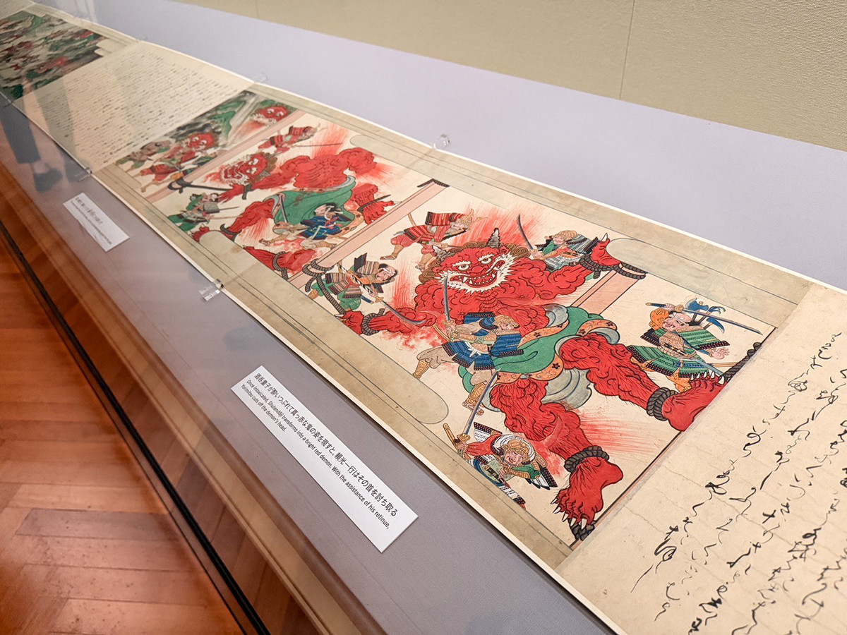東京国立博物館「アイルランド チェスター・ビーティー・コレクション 日本の絵巻と絵本」会場