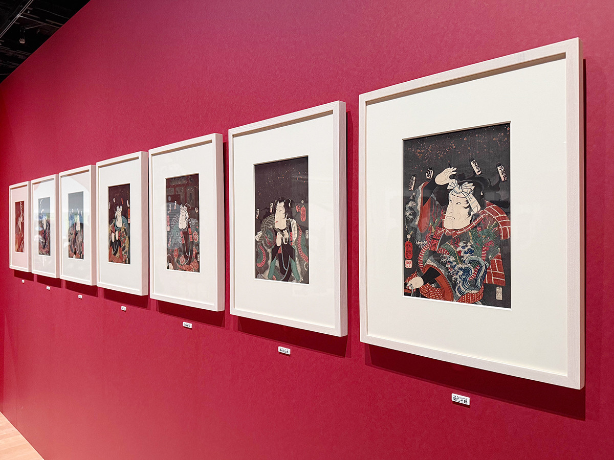 江戸東京博物館「特別展　大江戸礼賛」会場より　《江戸花夜の賑》歌川芳艶/画　万延元年（1860）