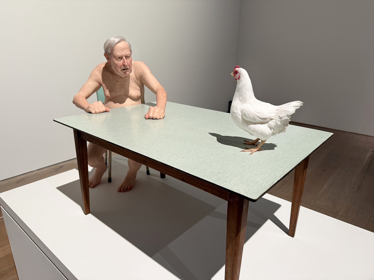 森美術館「ロン・ミュエク」展　会場