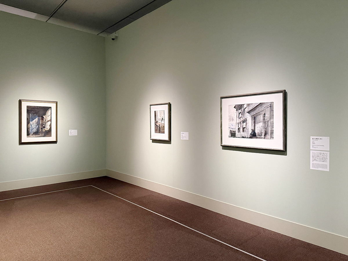東京都美術館「アンドリュー・ワイエス展」会場より　3章「ニューイングランドの家 ─ オルソン・ハウス」