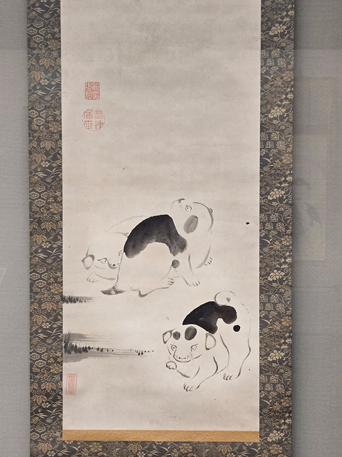 伊藤若冲 《仔犬図》 ゆるかわベストワン!