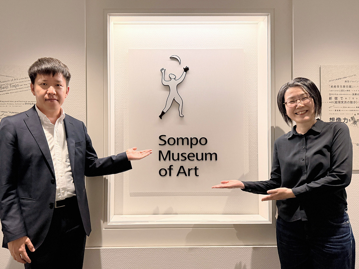 （左から）古舘 遼（SOMPO美術館 学芸員） ／ 中島 啓子（SOMPO美術館 上席学芸員）