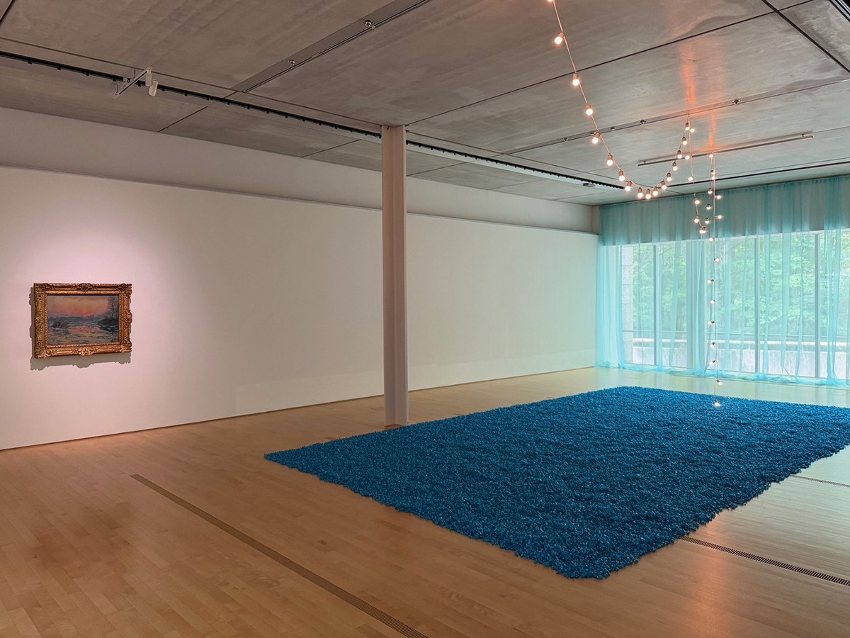 ポーラ美術館「モネ没後100年・開館25周年記念 あたらしい目 ― モネと21世紀のアートる」会場