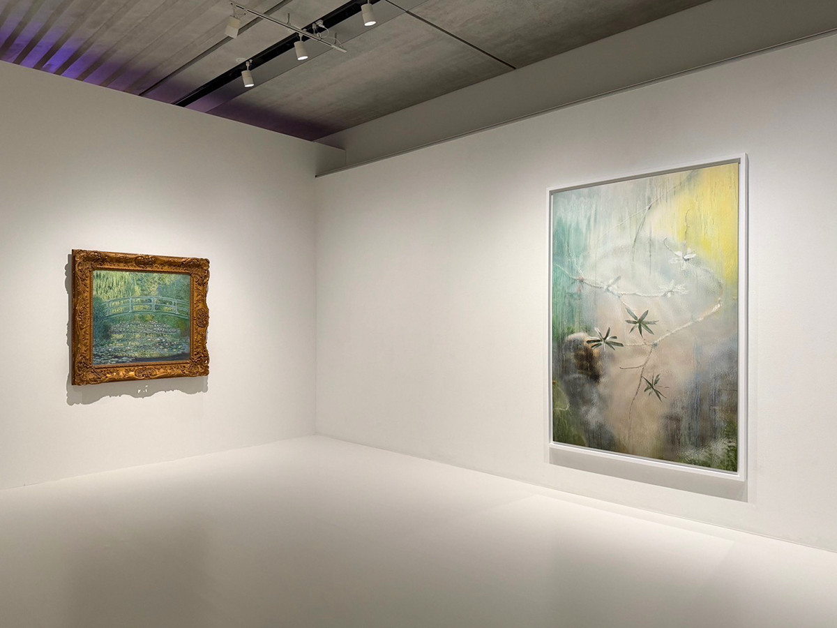 ポーラ美術館「モネ没後100年・開館25周年記念 あたらしい目 ― モネと21世紀のアートる」会場