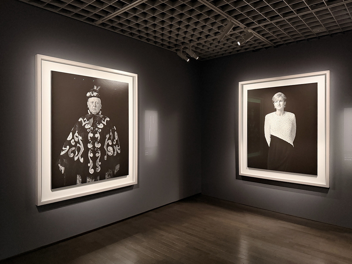 東京国立近代美術館「杉本博司 絶滅写真」会場より 東京国立近代美術館「杉本博司 絶滅写真」展示風景より 「肖像」