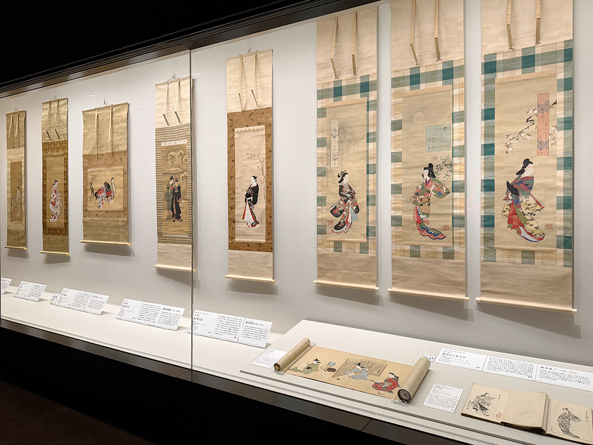 静嘉堂文庫美術館「元禄！師宣劇場 十二ヶ月風俗図巻 大公開」会場より　会場