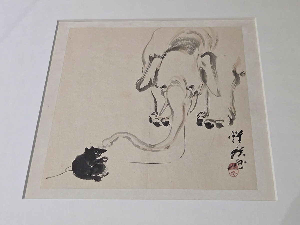 コレクションのきっかけはこの1枚《象と子熊　河鍋暁斎　慶応元年頃～明治3年》
