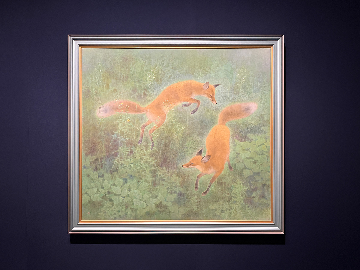 ＳＯＭＰＯ美術館「山口華楊展」会場より　山口華楊《幻化》1979（昭和54）年　ＳＯＭＰＯ美術館