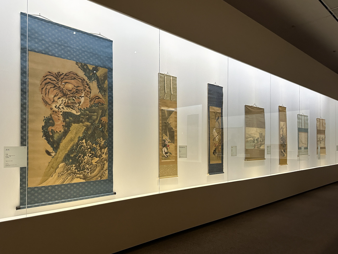 東京都美術館「大英博物館日本美術コレクション 百花繚乱~海を越えた江戸絵画」会場