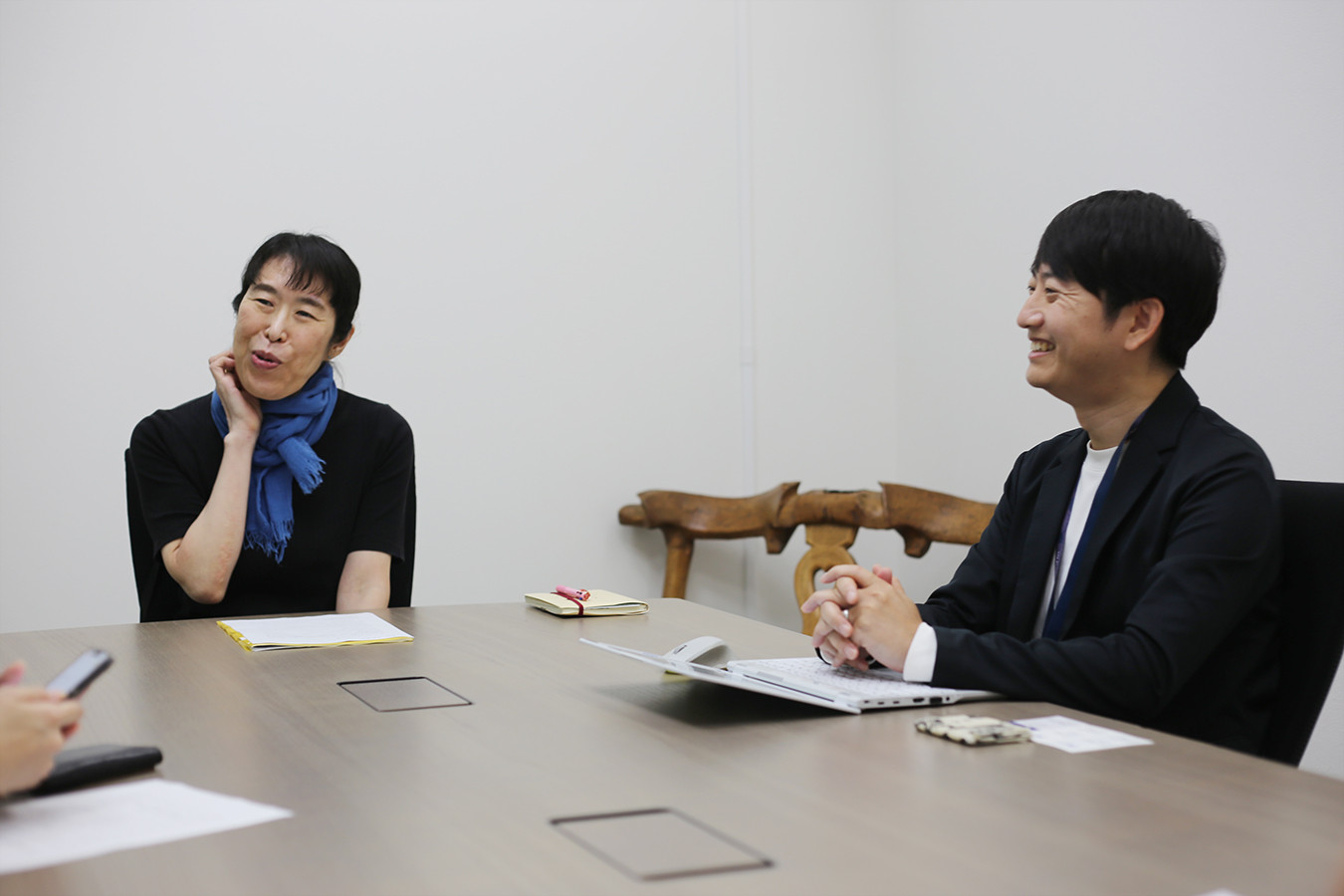 小林晶子氏と安西慧氏