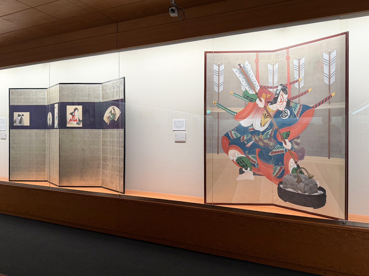 太田記念美術館「没後50年記念　鳥居言人　歌舞伎絵と新版画」会場