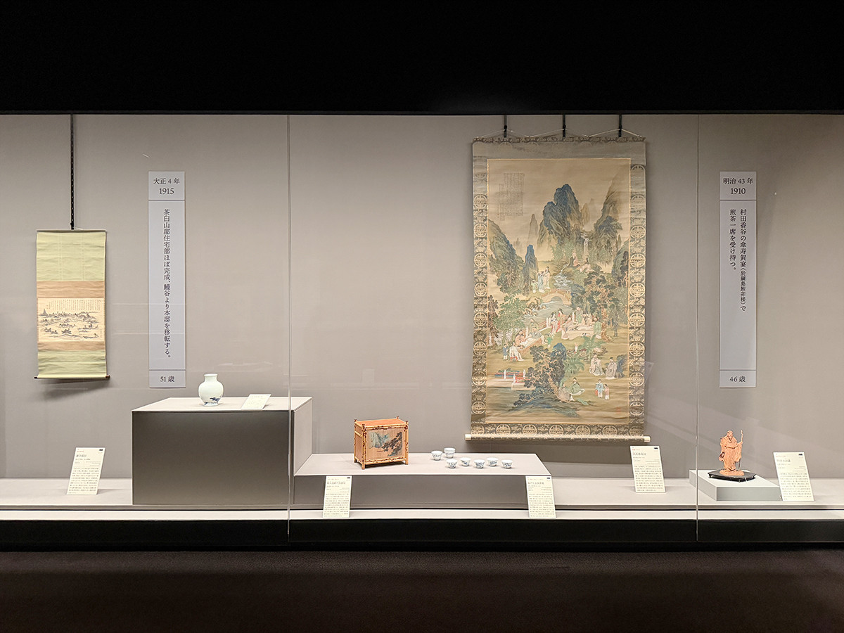 泉屋博古館東京「特別展 没後100年記念 住友春翠―仕合せの住友近代美術コレクション」会場より　第2章「フィランソロピーの実践」