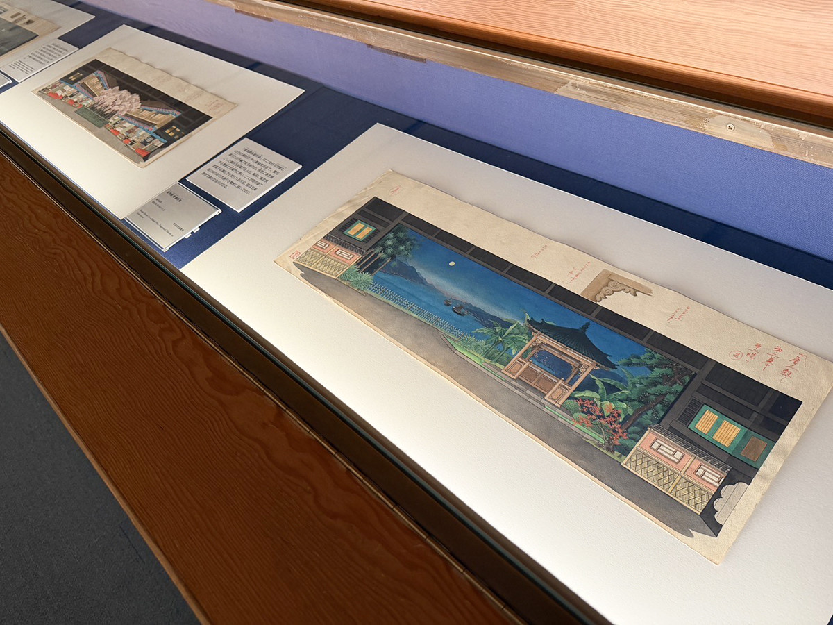 太田記念美術館「没後50年記念　鳥居言人　歌舞伎絵と新版画」会場