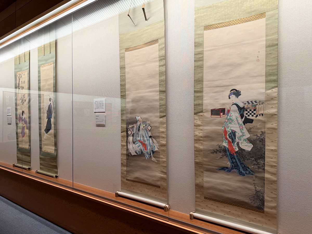 太田記念美術館「没後50年記念　鳥居言人　歌舞伎絵と新版画」会場