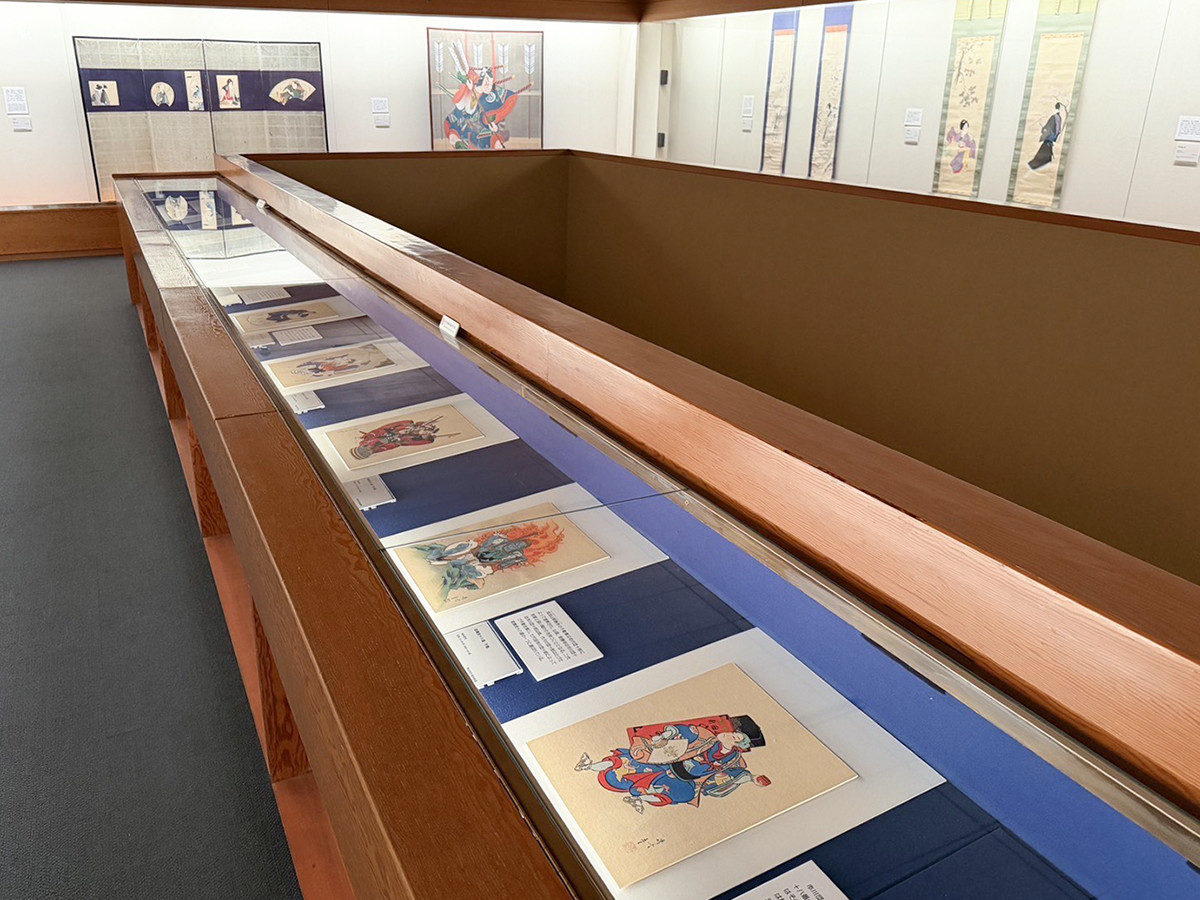 太田記念美術館「没後50年記念　鳥居言人　歌舞伎絵と新版画」会場