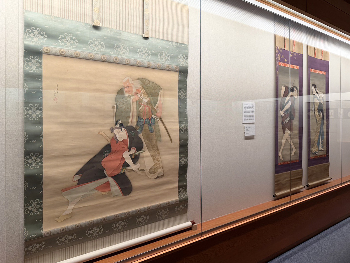 太田記念美術館「没後50年記念　鳥居言人　歌舞伎絵と新版画」会場
