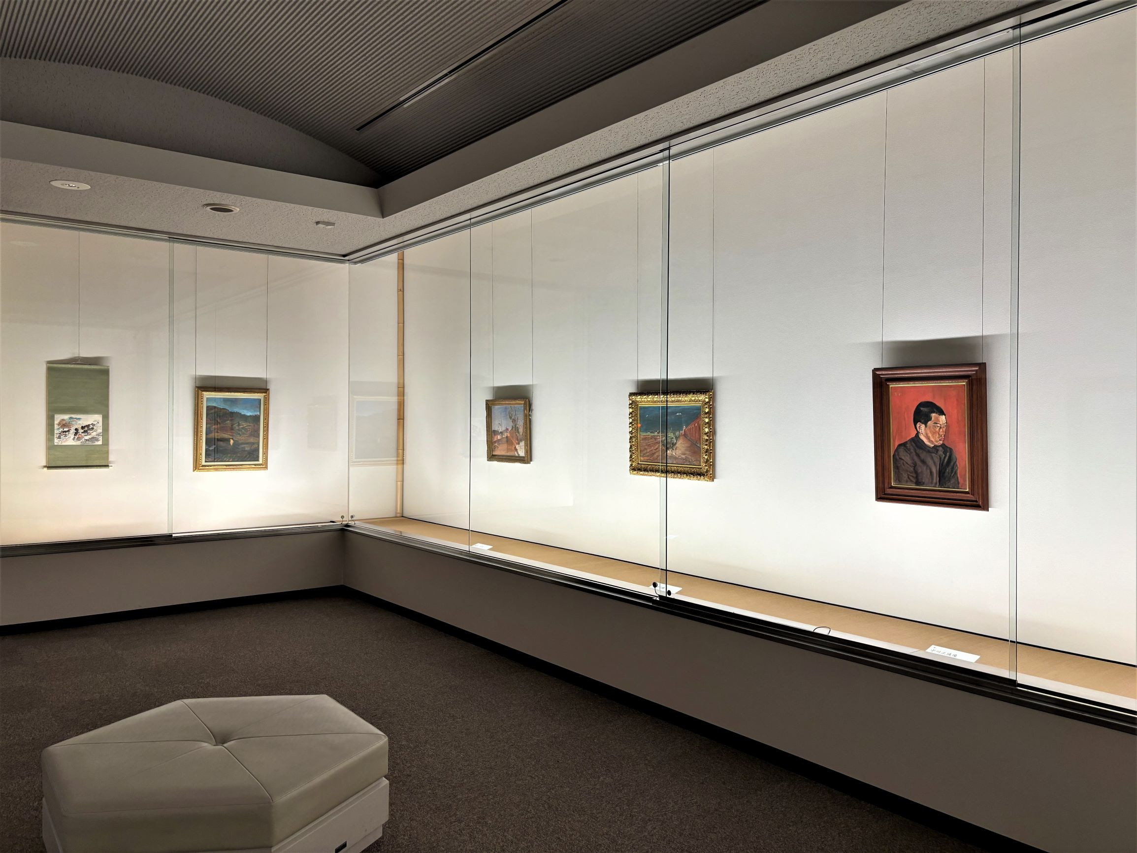 白山市立松任中川一政記念美術館「中川一政 画業77年の旅路 ―処女作から絶筆まで―」会場
