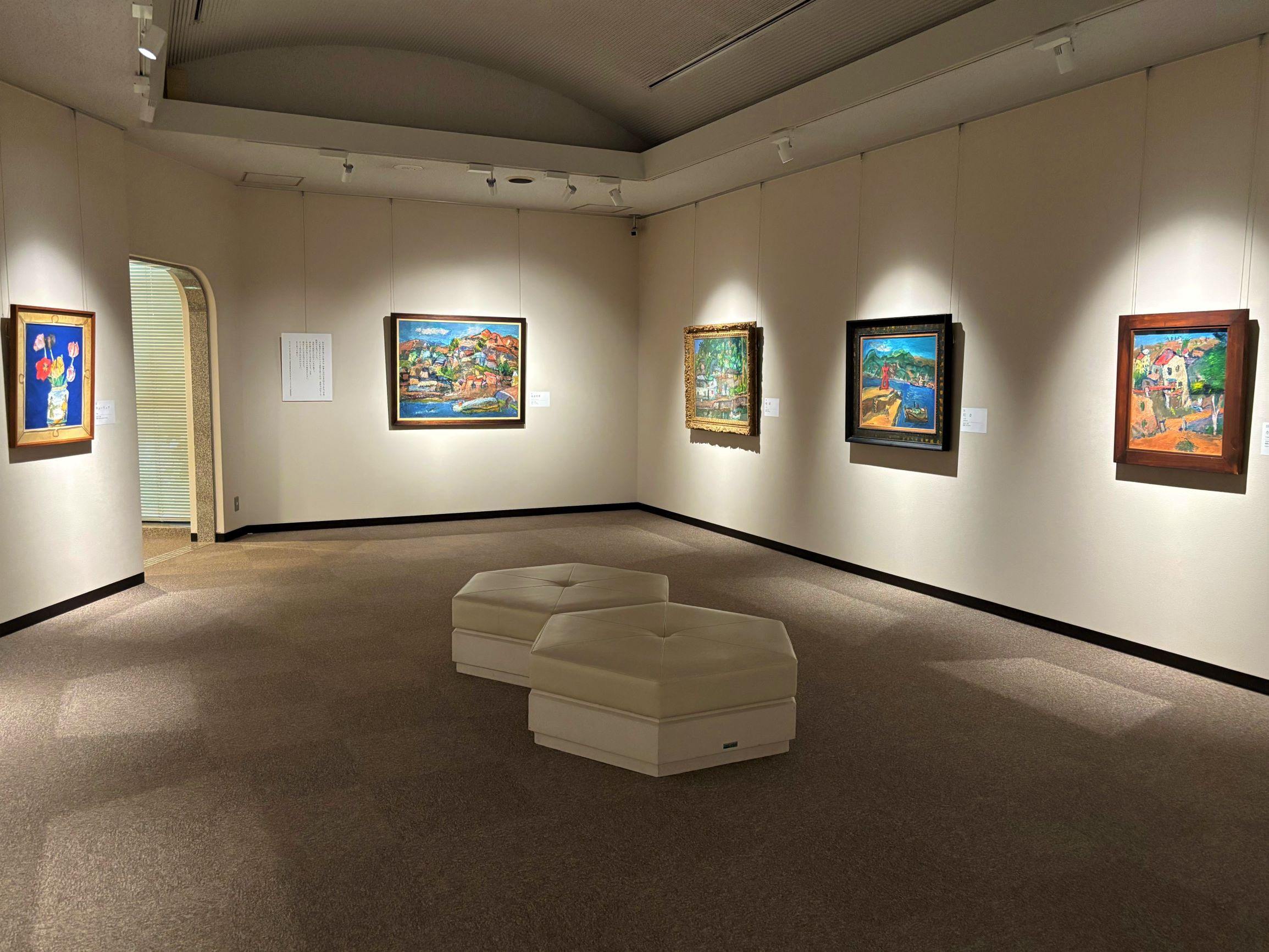 白山市立松任中川一政記念美術館「中川一政 画業77年の旅路 ―処女作から絶筆まで―」会場