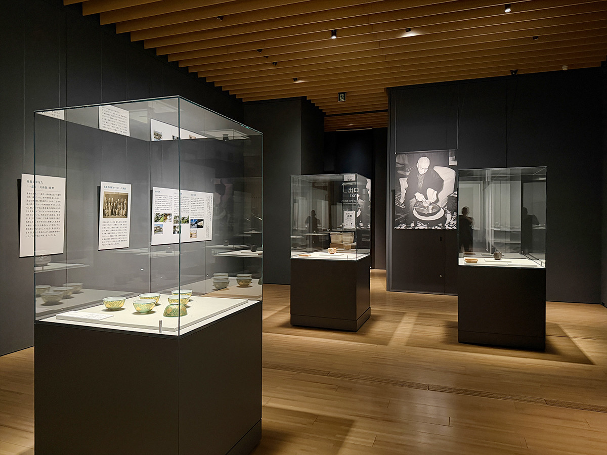 サントリー美術館「逸翁美術館コレクション 蕪村・呉春と茶の湯の名品」会場より 第5章「近代芸術家と逸翁」