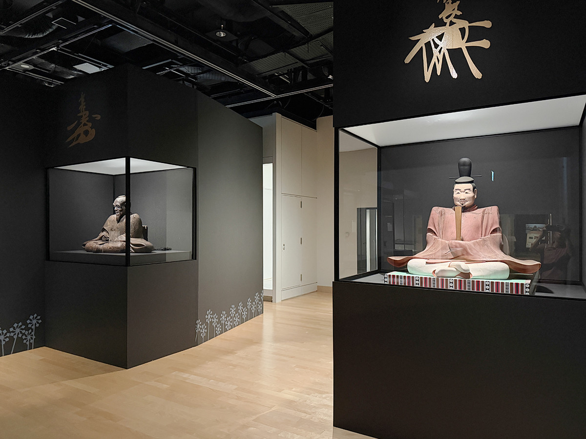 江戸東京博物館「江戸東京博物館リニューアル記念・NHK大河ドラマ特別展『豊臣兄弟!』」会場より エピローグ「兄弟!再び!」