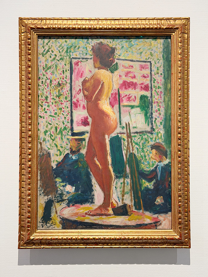 SOMPO美術館「開館50周年記念 アルベール・マルケ展」会場より アルベール・マルケ《裸婦、通称フォーヴの裸婦》1898年 ボルドー美術館