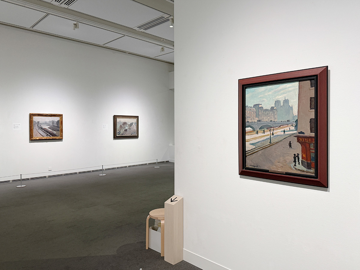 SOMPO美術館「開館50周年記念 アルベール・マルケ展」会場より 第1章「形成期 フォーヴィスムの渦中で」