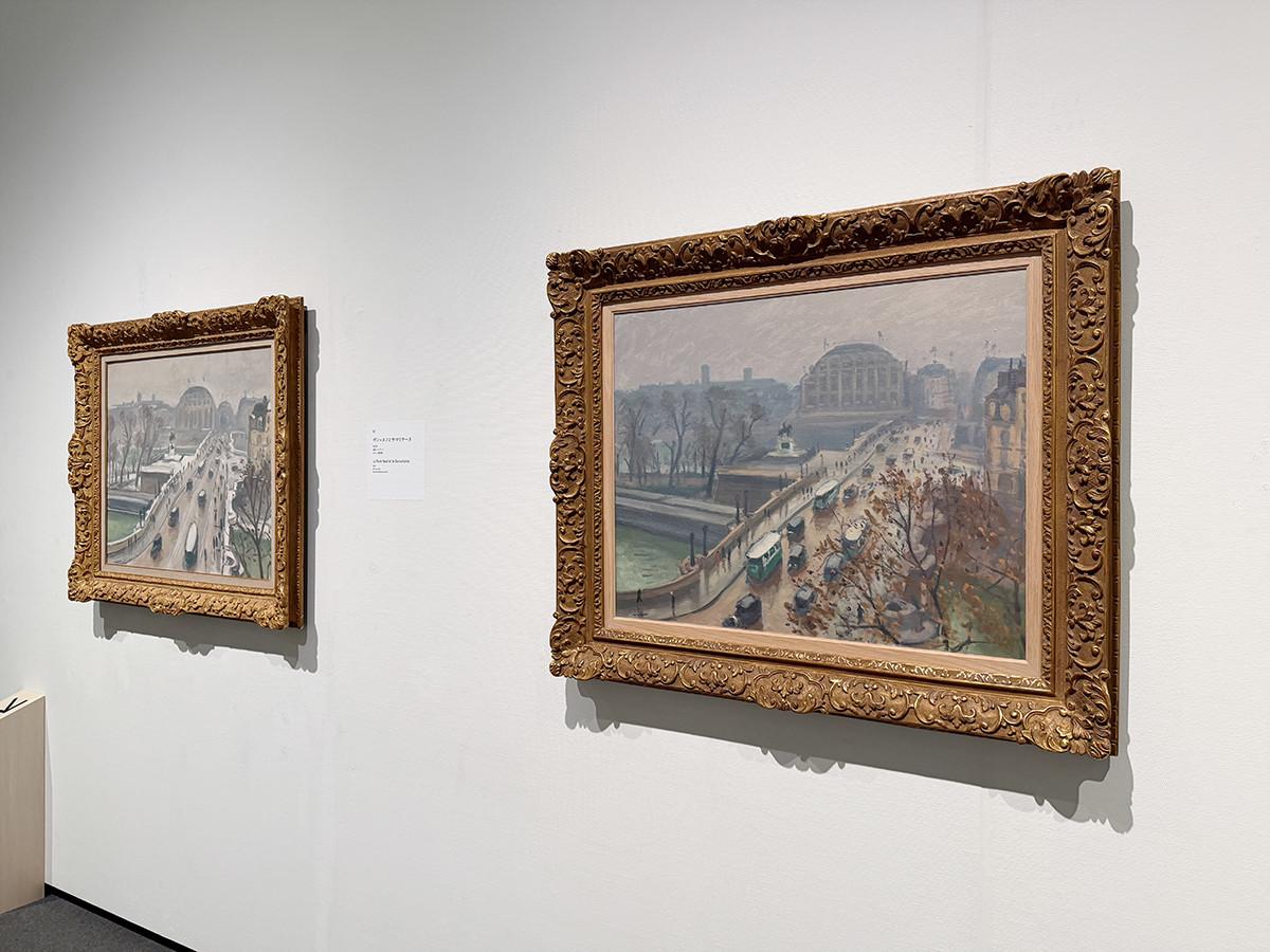SOMPO美術館「開館50周年記念 アルベール・マルケ展」会場より 第4章「晩年 セーヌ、ポン=ヌフ連作」