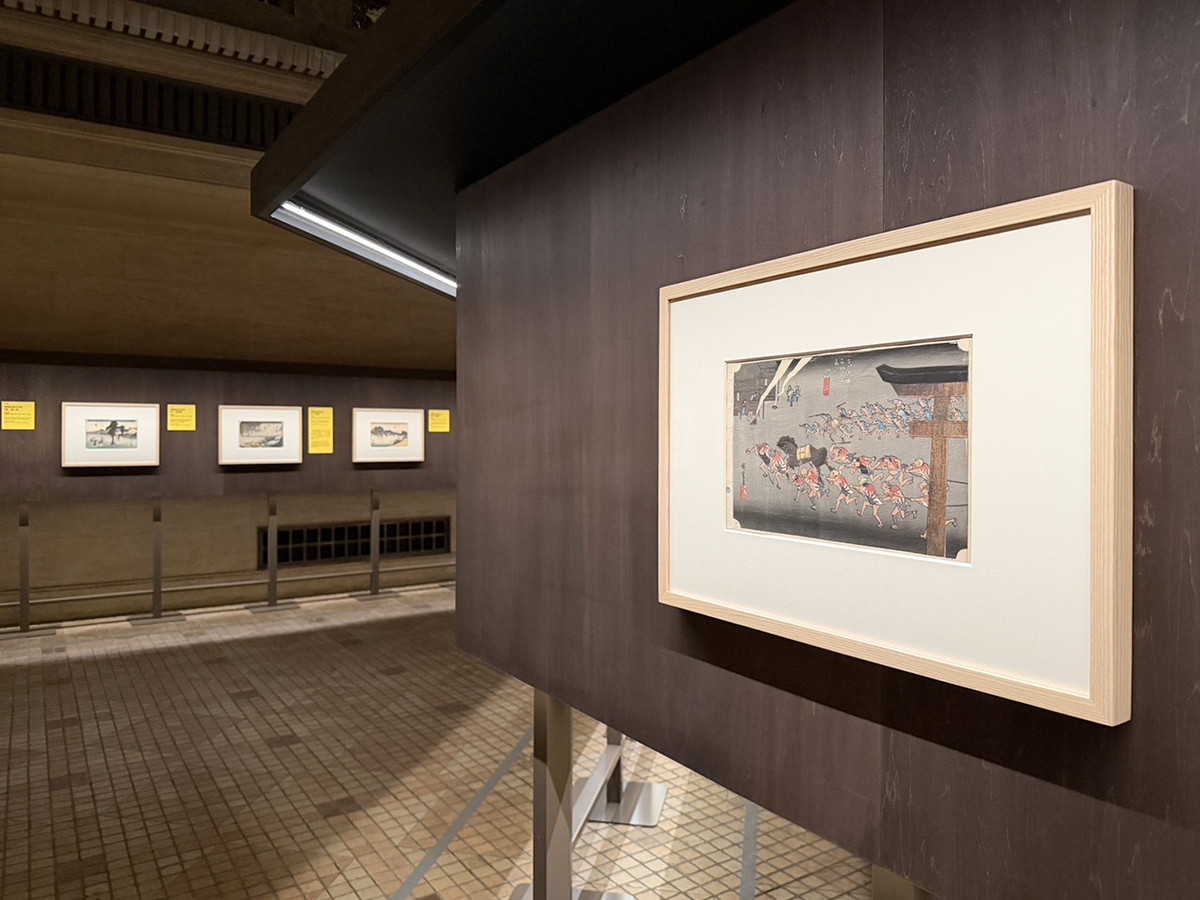 東京国立博物館「特別展 内山晋コレクション受贈記念『歌川広重 江戸のベストアングル』」会場