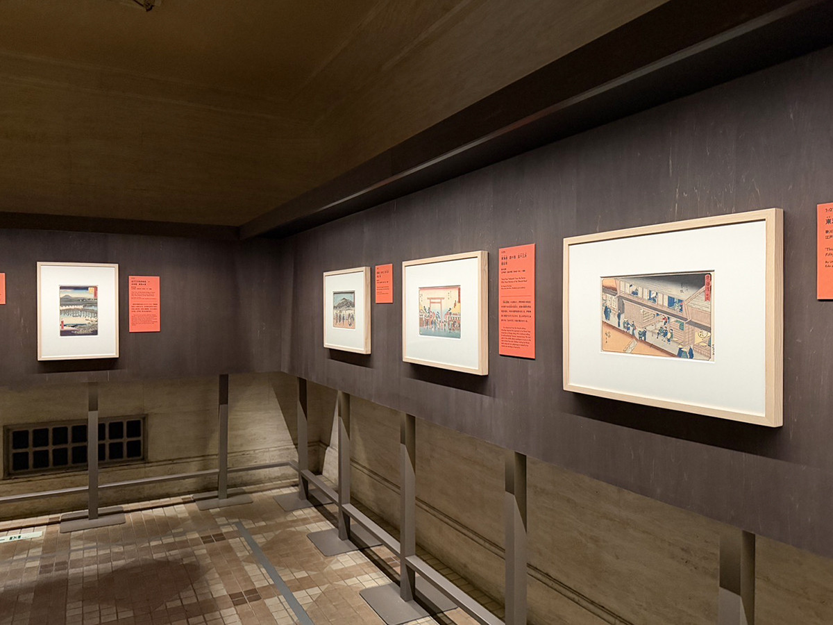 東京国立博物館「特別展 内山晋コレクション受贈記念『歌川広重 江戸のベストアングル』」会場