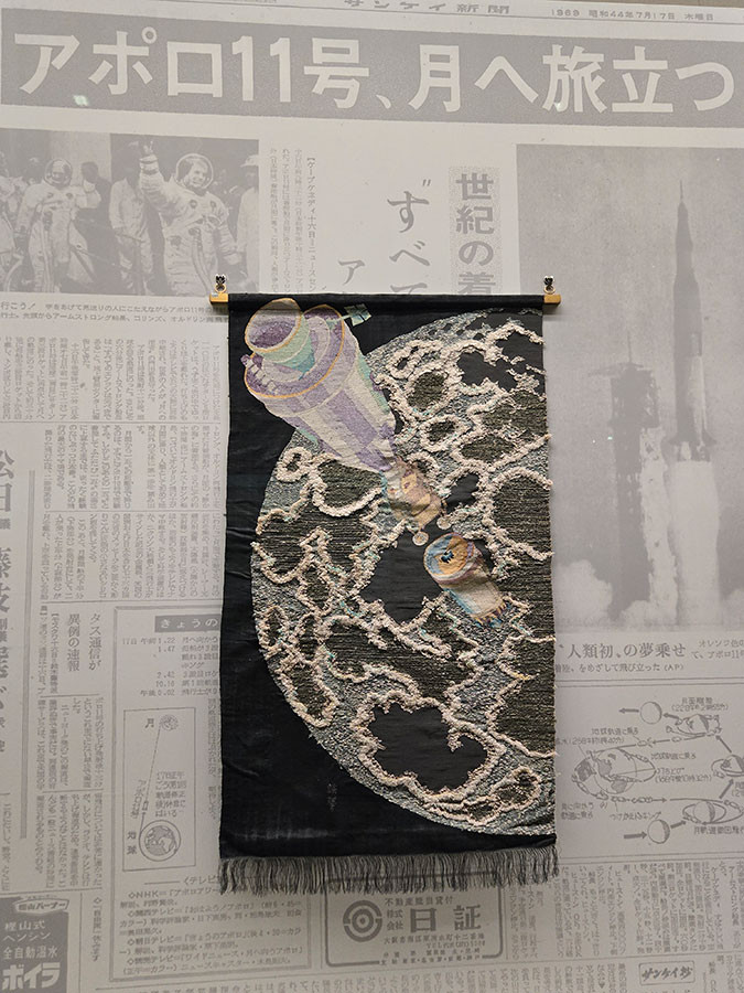 アポロ11号も題材に 《月着》 1969年 東京都現代美術館所蔵