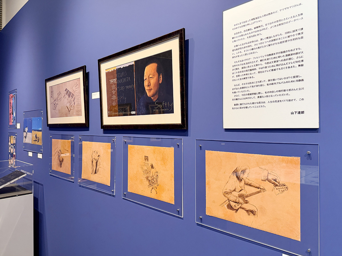 世田谷文学館「ヤマザキマリの世界　今この瞬間を生きる―Carpe Diem―」会場より　第5章「職人として絵を描く」