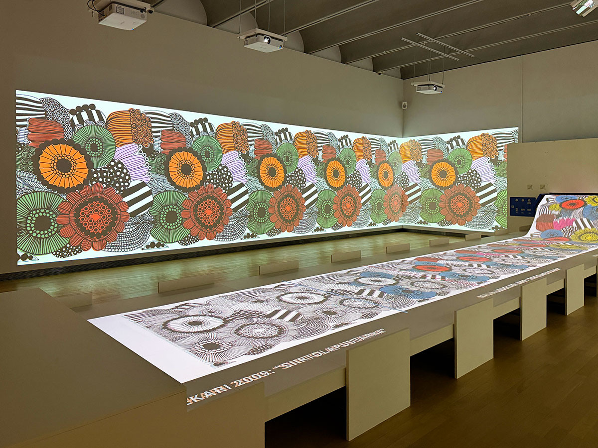 東京都庭園美術館「マリメッコ展　模様のちから」会場