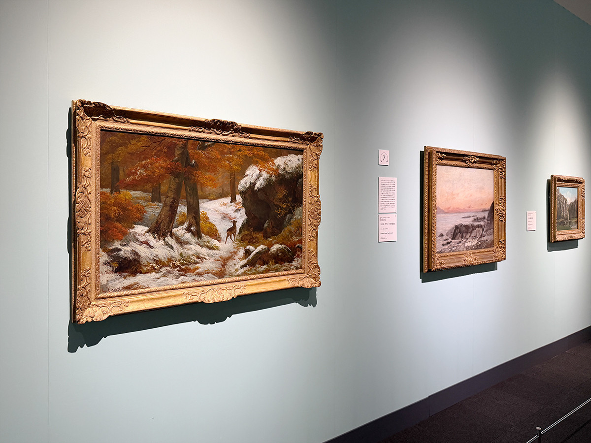 上野の森美術館「シンシナティ美術館展 ～アメリカに渡ったヨーロッパの至宝～」会場より　「革命」展示風景
