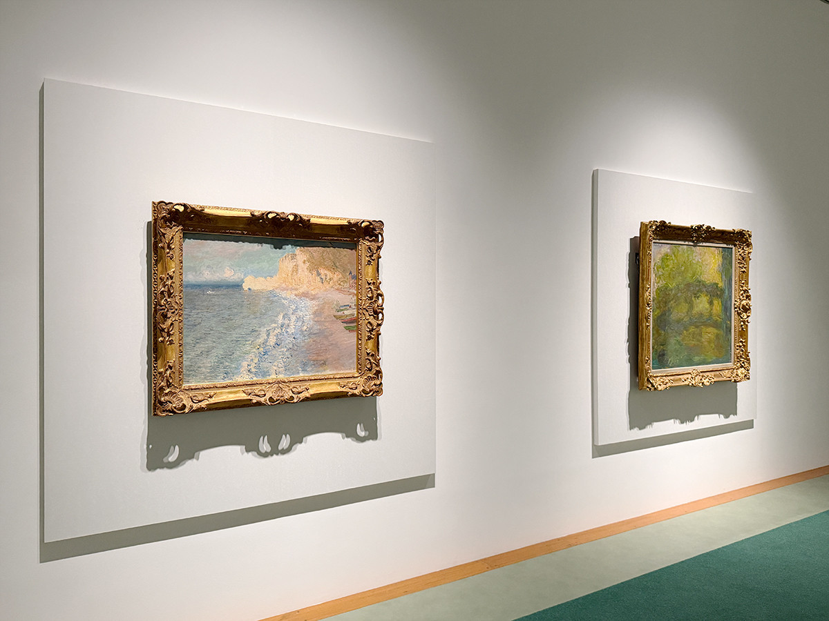 アサヒグループ大山崎山荘美術館「開館30周年記念 没後100年 クロード・モネ展」会場