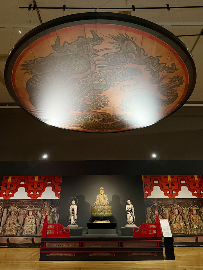 東京国立博物館「大徳寺 本朝無双之禅苑」会場より 終章「禅とともに――大徳寺三門の世界」