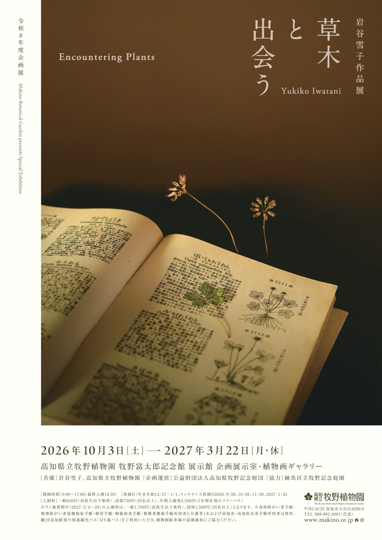岩谷雪子作品展　「草木と出会う−Encountering Plants」
