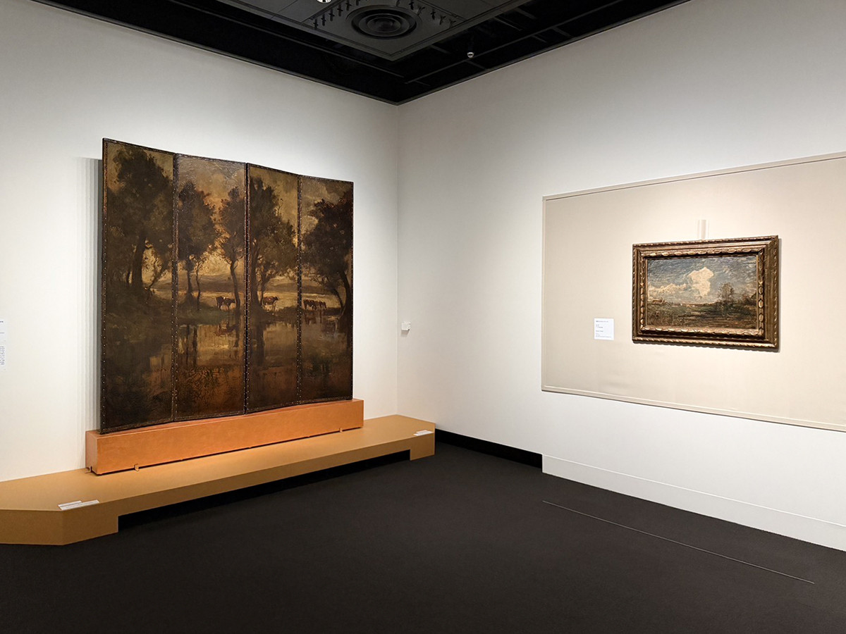 三菱一号館美術館「フォンタネージ――イタリアの光・心の風景」会場