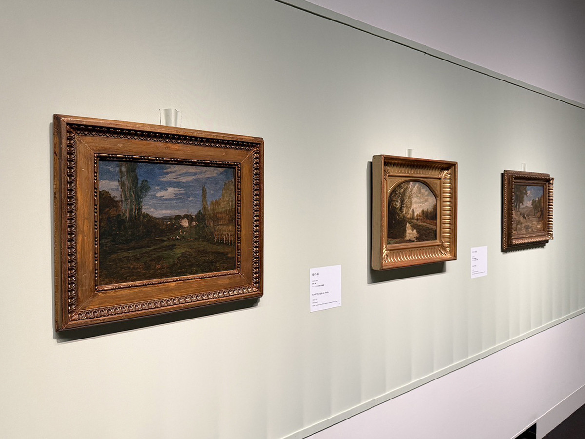 三菱一号館美術館「フォンタネージ――イタリアの光・心の風景」会場