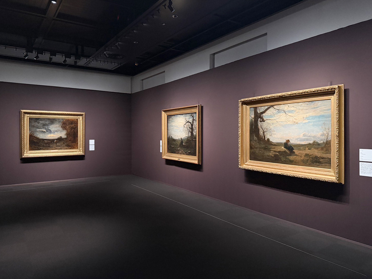 三菱一号館美術館「フォンタネージ――イタリアの光・心の風景」会場