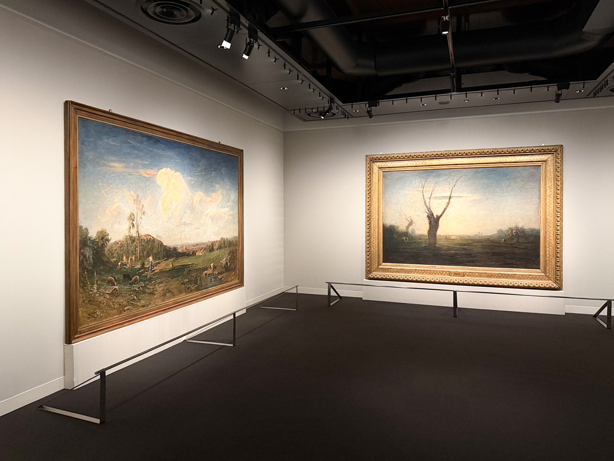 三菱一号館美術館「フォンタネージ――イタリアの光・心の風景」会場
