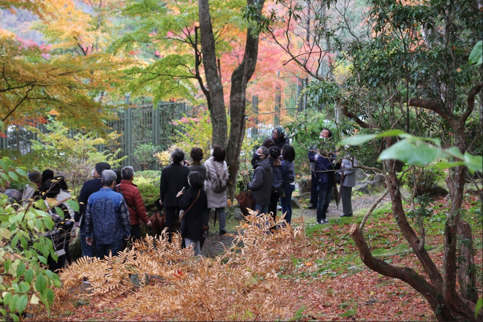 庭園貸切！ 秋の庭園散策ガイド