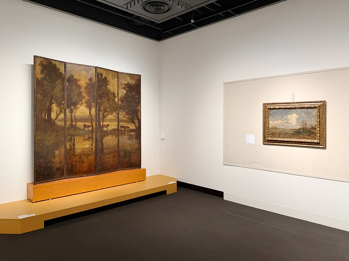 三菱一号館美術館「フォンタネージ――イタリアの光・心の風景」会場より　第7章「晩年の作品」　1878–1881