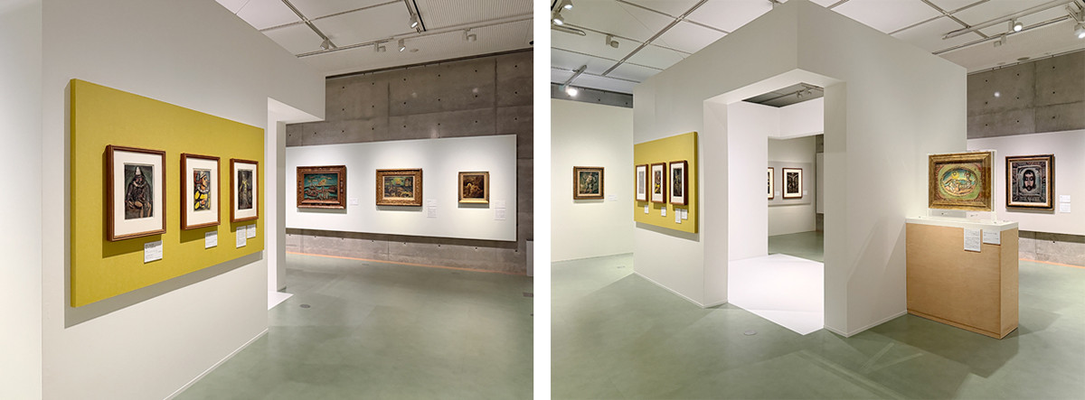 アサヒグループ大山崎山荘美術館「開館30周年記念 ジョルジュ・ルオー ―いつくしむまなざし、祈りの筆あと」会場