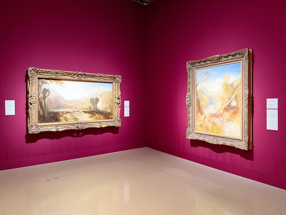 「テート美術館　ターナー展――崇高の絵画、現代美術との対話」展示風景　国立西洋美術館　2026年
