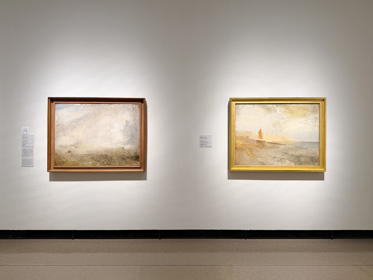 「テート美術館　ターナー展――崇高の絵画、現代美術との対話」展示風景　国立西洋美術館　2026年