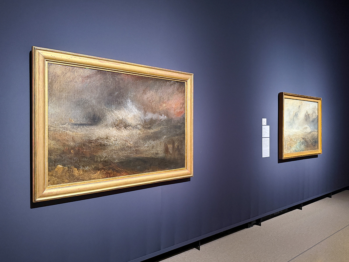 「テート美術館　ターナー展――崇高の絵画、現代美術との対話」展示風景　国立西洋美術館　2026年